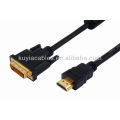 DVI-D DVI CABLE DVI Dual Link Câble vidéo numérique pour HDTV 1.5mètre